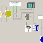 Rappresentazione di un circuito di sicurezza non attivo